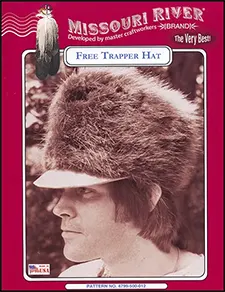 Pattern for
Freetrapper Fur Hat,
sizes 6-7/8 to 7-3/8